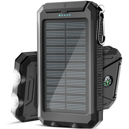 Portable Charger, Portable Power Bank 500000mAh with Solar Panel, Solar Power Bank for Camping, Portable Phone Charger