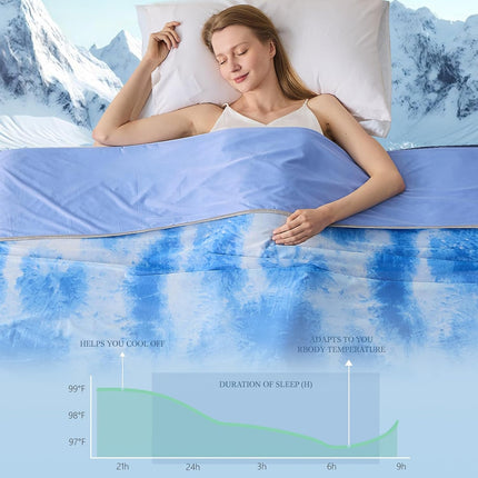 Chill Comfort | Cooling Blanket with Ultra-Cool Fabric | Lightweight & Breathable for Hot Sleepers