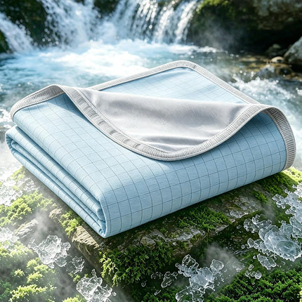 Chill Comfort | Breathable Cooling Blanket with Double-Sided Design | Lightweight Throw for Hot Sleepers and Night Sweats
