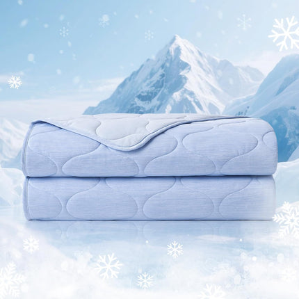 Vepine Cozy | Cooling Dual-Sided Blanket for Hot Sleepers with Soft Breathable Fabric | Lightweight Throw for Comfortable Sleep