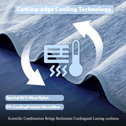 ChillWave | Cooling Blanket with Breathable Fabric | Lightweight & Soft for Hot Sleepers