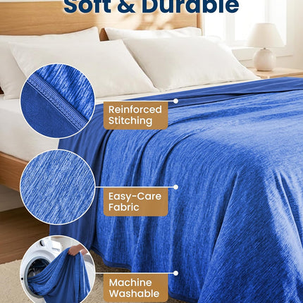 Cozy Haven | Cooling Blanket for Hot Sleepers with Breathable Fabric | Lightweight Throw for Comfort and Relief