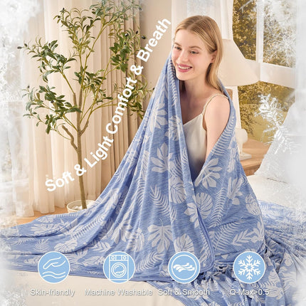 Cozy Nights | Cooling Blanket for Hot Sleepers with Breathable Fabric | Lightweight Summer Throw for Comfortable Sleep