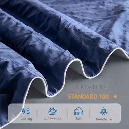 Cozy Comfort | Cooling Blanket with Double-Sided Design | Lightweight & Breathable for Hot Sleepers