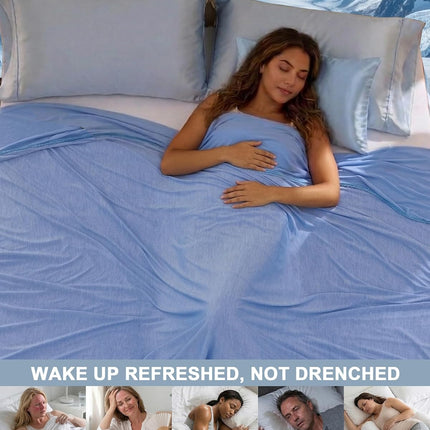 Cool Comfort | Cooling Blanket for Hot Sleepers with Q-Max > 0.4 | Lightweight, Breathable Design for a Refreshing Night's Sleep