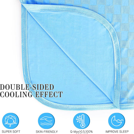 Chill Comfort | Cooling Summer Blanket with Double-Sided Cold Effect | Breathable & Lightweight for Hot Sleepers