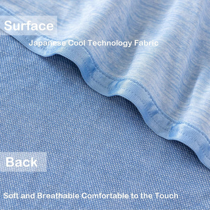 Cozy Comfort | Cooling Blanket Throw for Hot Sleepers with Q-Max 0.4 Technology | Soft, Lightweight Design for All-Night Comfort