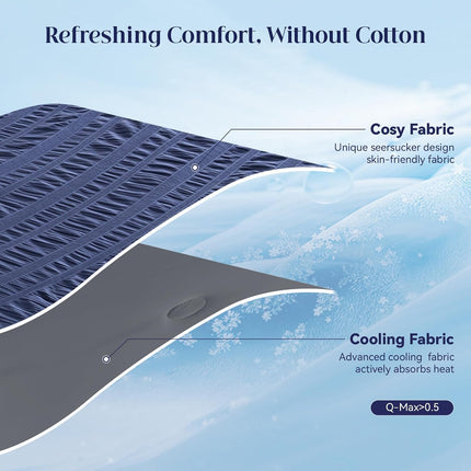 Cozy Comfort | Cooling Blanket with Double-Sided Design | Lightweight & Breathable for Hot Sleepers