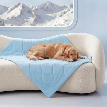 Cozy Pet Haven | Cooling Dog Blanket for Small & Medium Dogs with Washable Fabric | Breathable Calming Mat for Comfort and Relaxation
