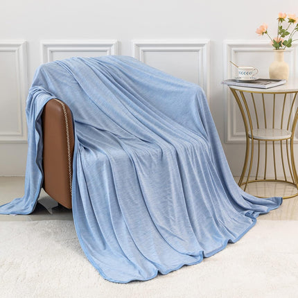Cozy Comfort | Cooling Blanket Throw for Hot Sleepers with Q-Max 0.4 Technology | Soft, Lightweight Design for All-Night Comfort