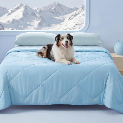 Cozy Pet Haven | Cooling Dog Blanket for Small & Medium Dogs with Washable Fabric | Breathable Calming Mat for Comfort and Relaxation