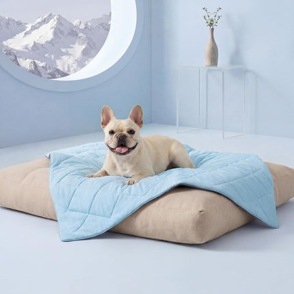 Cozy Pet Haven | Cooling Dog Blanket for Small & Medium Dogs with Washable Fabric | Breathable Calming Mat for Comfort and Relaxation