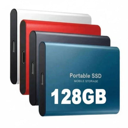 External SSD 128GB, Portable SSD USB C