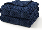 Cozy Comfort | Dots Weighted Blanket with Cooling Microfiber | All-Season Softness for Ultimate Relaxation