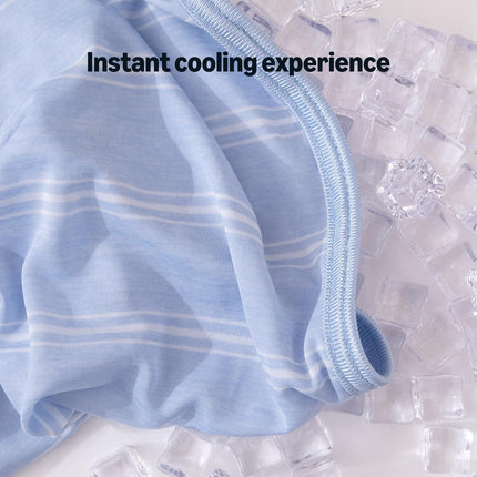 Cooling Comfort | Reversible Lightweight Blanket for Hot Sleepers | Soft Thin Throw for Bed & Couch