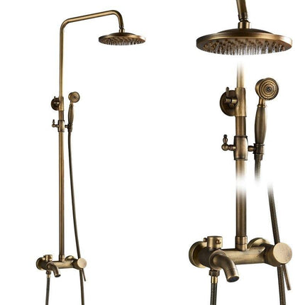 Bathtub Faucet with Hand Shower, Shower and Tub Faucet Sets with Sliding Bar – image 5