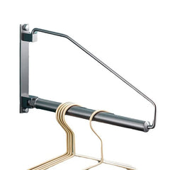 Clothes Hanger Rack Wall Mounted, Folding Clothes Drying Rack in Brass, Closet Hanger Organizer for Laundry Room