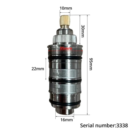 Shower Cartridge Replacement, Brass Faucet Cartridge for Temperature Control – image 5