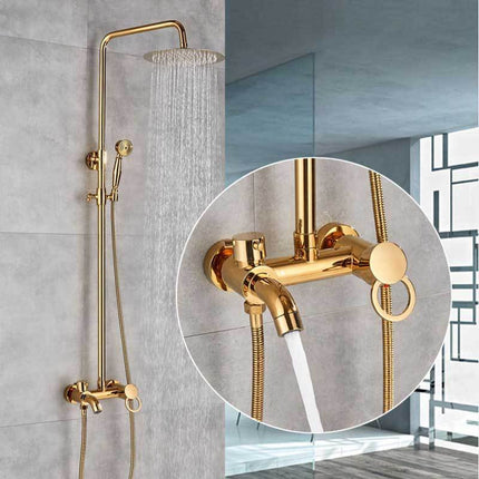 Bathtub Faucet with Handheld Shower, Shower Faucet Set with 8 Inch High Pressure Shower Head – image 4