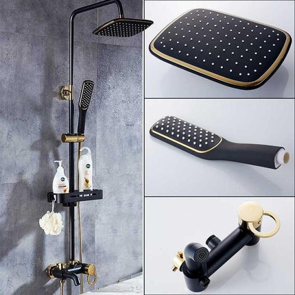 Bathtub Faucet with Handheld Shower, Wall Mounted Tub Filler – image 7
