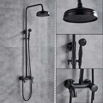 Bathtub Faucet with Handheld Shower, Shower Faucet Set with 8 Inch High Pressure Shower Head – image 12