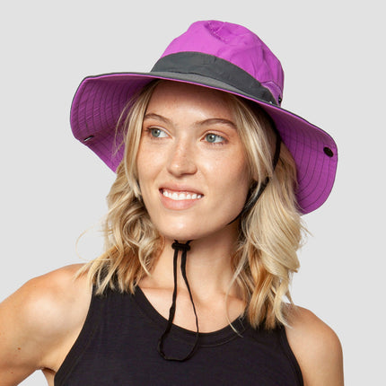 Sun Hats for Women, UPF 50 Beach Hat with Chin Strap for Gardening and Hiking – image 9