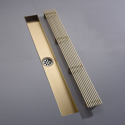 Linear Shower Drain, Stainless Steel Floor Drain with Anti Odor Trap