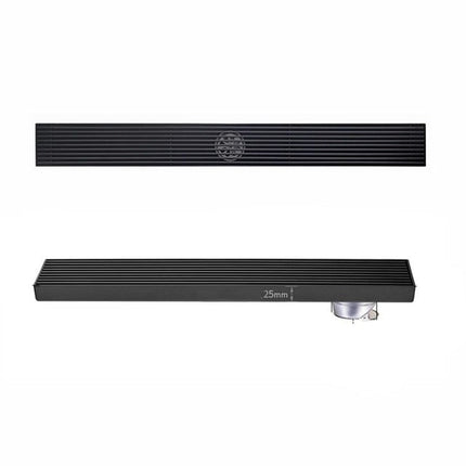 Linear Shower Drain, Long Rectangle Bathroom Drain with Strainer – image 9