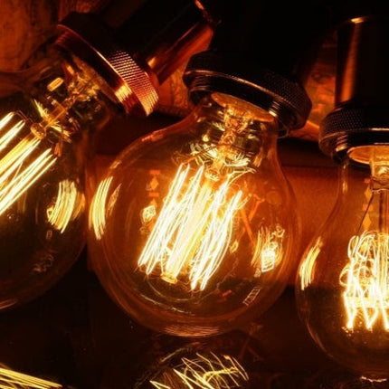 Vintage Light Bulbs with E27 Base for Dimming | Soft Warm Light for Cozy Atmosphere