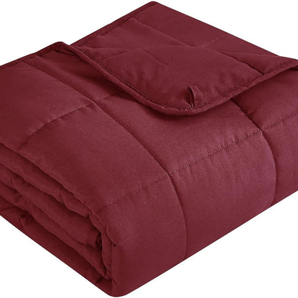 Cozy Comfort | Weighted Blanket with Cooling Microfiber | All-Season Softness for Ultimate Relaxation