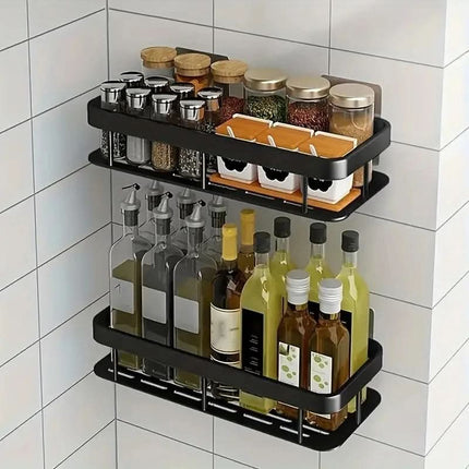 Bathroom Shelf No Drill, Wall Mounted Shelf for Bathroom Storage – image 20