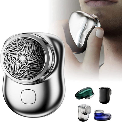 Mini Portable Electric Shaver with Precision Rotary Blade | Painless Grooming Solution for Face and Body