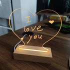 Customizable LED Message Board Lamp with Acrylic Design | Warm Light USB Powered for Home Decor and Creative Messaging