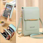 Crossbody Bag with Phone Wallet, Anti Theft Travel Crossbody Bag, Small Shoulder Bag with Touchscreen Phone Pocket