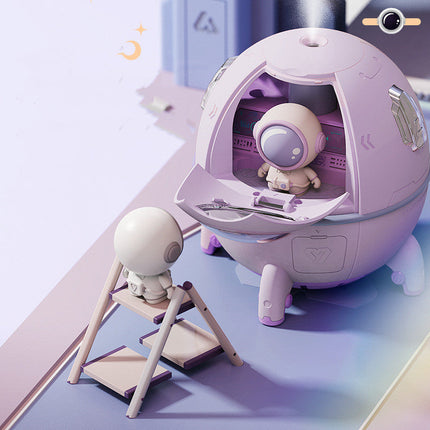 USB Astronaut Humidifier with Aromatherapy Function | 220ml Capacity for Fresh, Moisturized Air