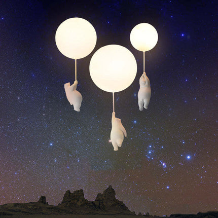 Bear Balloon Pendant Light, Kids Ceiling Lamp for Nursery and Kids Room – image 11