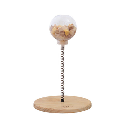 Cat Treat Dispenser Toy with Adjustable Holes | Engaging Interactive Play for Healthy Activity