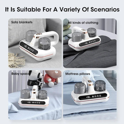 Cordless Handheld Vacuum Cleaner with Powerful Suction & UV Sterilization | Deep Cleans Dust and Allergens for a Healthy Home