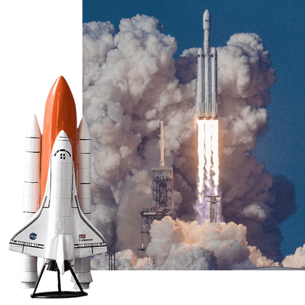 Space Shuttle Model with Boosters and External Fuel Tank, Space Toys and Science Gifts
