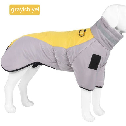 Warm Waterproof Pet Coat with Thickened Insulation | Comfortable and Stylish Winter Jacket for Dogs