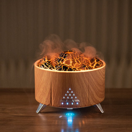 Volcano Flame Aroma Diffuser with Ultrasonic Technology & Bluetooth Speaker | Relaxing Aromatherapy for Home Ambiance