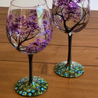 Autumn / Glass with stem
