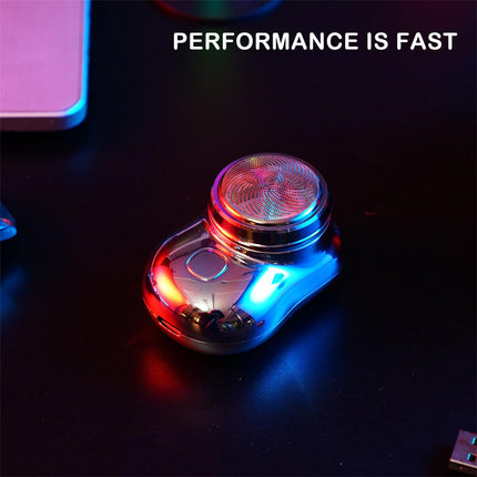 Mini Portable Electric Shaver with Precision Rotary Blade | Painless Grooming Solution for Face and Body