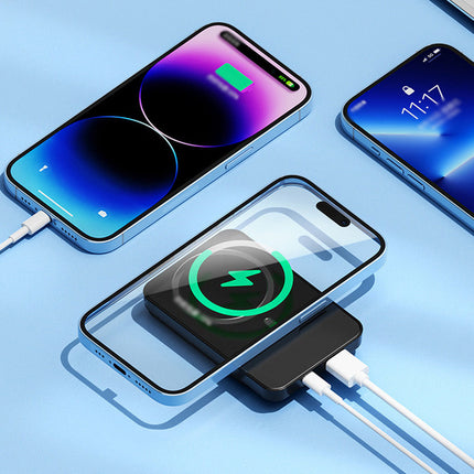 Portable Charger 20000mAh Power Bank, Fast Charging Wireless Charger