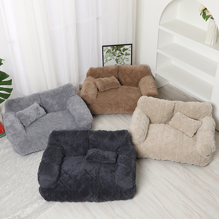 Dog Beds with Raised Edges, Plush Couch Dog Bed for Small to XL Dogs – image 4