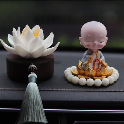 Aromatherapy Car Perfume Accessory with Black Walnut Design | Elegant Scents for Stress Relief and Relaxation