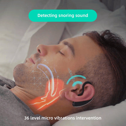 Bluetooth Anti-Snoring Device with Bone Conduction Technology | Sleep Aid for Improved Rest and Reduced Snoring