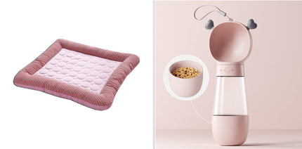 Pet Cooling Pad with High-Tech Cool Silk Fabric | Comfortable Mat for Dogs and Cats to Beat the Heat