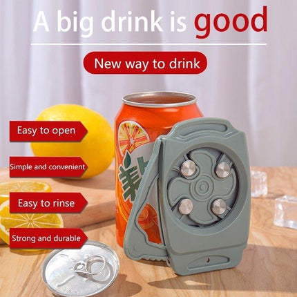 Manual Can Opener, Smooth Edge Can Opener for Soda and Beverage Cans – image 8