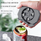 Manual Can Opener, Smooth Edge Can Opener for Soda and Beverage Cans, Topless Can Lid Remover, Portable Kitchen Gadget
